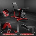 JELENS Adjustable Leg Curl and Extension Machine