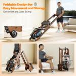 Dripex Foldable Water Rowing Machine for Home Gym