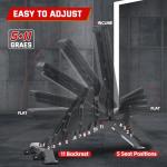 Heavy-Duty Adjustable Weight Bench for Home Gym