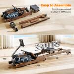 Dripex Foldable Water Rowing Machine for Home Gym