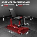JELENS Adjustable Leg Curl and Extension Machine
