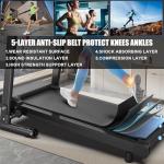Foldable Treadmill with APP Control and LED Display