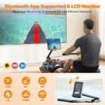 Dripex Foldable Water Rowing Machine for Home Gym