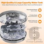 Dripex Foldable Water Rowing Machine for Home Gym