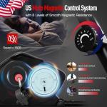 HARISON Magnetic Recumbent Exercise Bike with Monitor