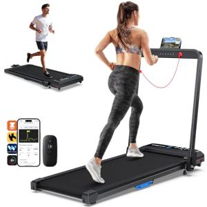Voice-Controlled Under Desk Walking Pad Treadmill
