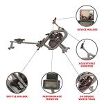 Sunny Health & Fitness Hydro Water Rowing Machine