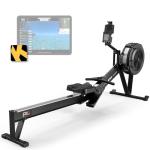 PASYOU Foldable Air Rowing Machine with Bluetooth Monitor