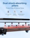BORGUSI Foldable Treadmill with Auto Incline