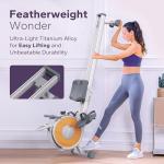 MERACH Magnetic Rowing Machine with Seat Cushion