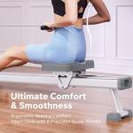 MERACH Magnetic Rowing Machine with Seat Cushion