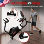 HARISON Magnetic Recumbent Exercise Bike with Monitor