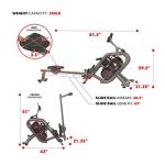 Sunny Health & Fitness Hydro Water Rowing Machine