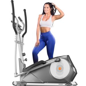 ANCHEER Hyper-Quiet Elliptical Machine for Home Fitness