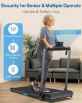 Voice-Controlled Under Desk Walking Pad Treadmill