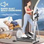 ANCHEER Hyper-Quiet Elliptical Machine for Home Fitness