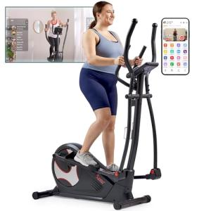 Sunny Health Heavy-Duty Smart Elliptical Trainer