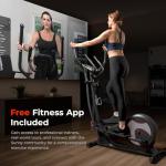 Sunny Health Heavy-Duty Smart Elliptical Trainer
