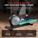 Sunny Health Heavy-Duty Smart Elliptical Trainer