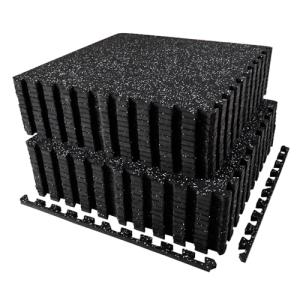 Durable Interlocking Exercise Mats for Home Gym