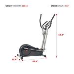 Sunny Health & Fitness Motorized Full Body Elliptical Trainer