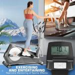 ANCHEER Hyper-Quiet Elliptical Machine for Home Fitness