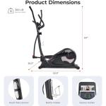 Sunny Health Heavy-Duty Smart Elliptical Trainer