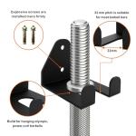 YZZHAJ Vertical Barbell Wall Mount Hanger