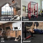 Durable Interlocking Exercise Mats for Home Gym