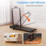 VZYTV 2-in-1 Portable Treadmill with Incline