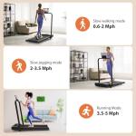 VZYTV 2-in-1 Portable Treadmill with Incline