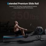 MERACH Adjustable Air Resistance Rowing Machine