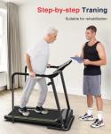 Redliro Foldable Walking Treadmill with Long Handrail