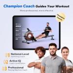 Merach Magnetic Rowing Machine with LCD Monitor