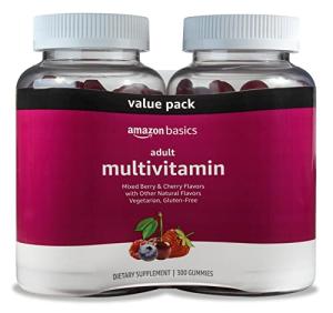 Amazon Basics Men's & Women's Multivitamin Gummies - 300 Count