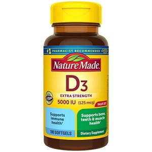 Vitamin D3 5000 IU - Bone & Immune Support