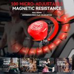pooboo Magnetic Resistance Exercise Bike for Home Gym