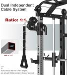 DONOW Smith Machine and Power Cage Home Gym