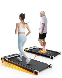 Under Desk Treadmill with Incline and Foot Massager