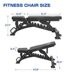Major Fitness Adjustable Weight Bench - 1300LBS Capacity