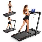 3-in-1 Compact Treadmill with Incline and Desk