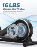 MERACH Home Elliptical with Quiet Magnetic Drive