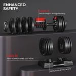 Yaheetech 52.5lbs Adjustable Dumbbell Set for Home Fitness
