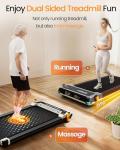 Under Desk Treadmill with Incline and Foot Massager