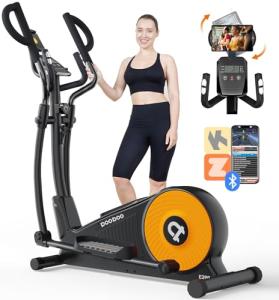pooboo Home Elliptical Machine with 16 Resistance Levels