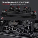 Yaheetech 52.5lbs Adjustable Dumbbell Set for Home Fitness