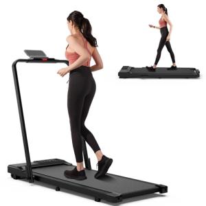 DeerRun 3-in-1 Foldable Walking Pad Treadmill