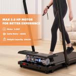 DeerRun 3-in-1 Foldable Walking Pad Treadmill