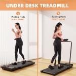 DeerRun 3-in-1 Foldable Walking Pad Treadmill
