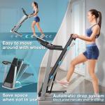 Foldable Incline Treadmill with Bluetooth Speaker